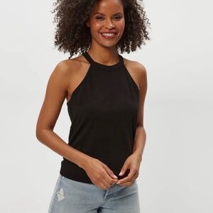 NWT Michael Stars Marilyn Tank Size M Black